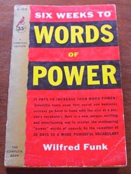 洋書 SIX WEEKS TO WORDS OF POWER WILFRED FUNK Six Weeks To Words Of Power: Wilfred Funk: 9788187572169